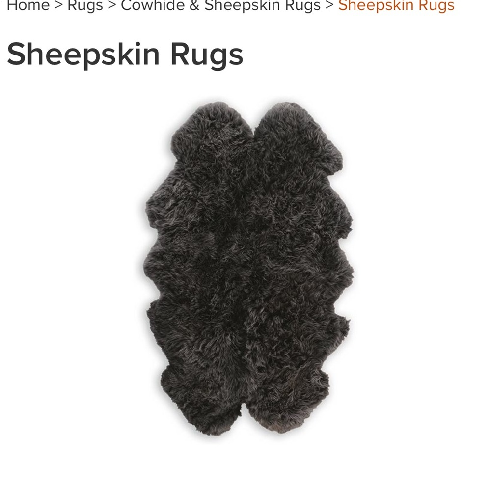 Room and Board Sheepskin Rug